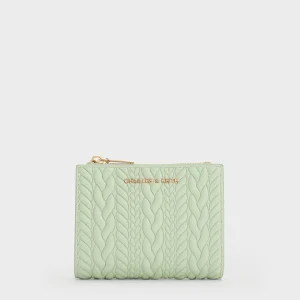 Ví Ngắn Dáng Gập Apolline Textured Da Nappa Size 11