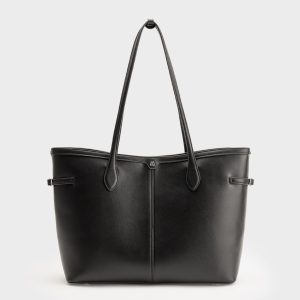 Túi Tote Đai Ngang Ivy Da Simili Size 34