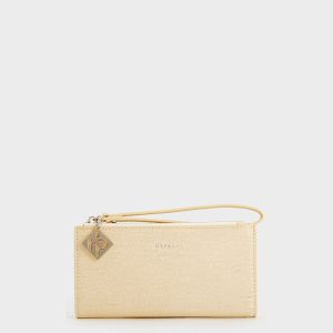 Ví Dài Da Vân Top Zip Da Simili Size 17