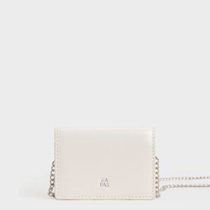 Ví Ngắn Card Nắp Gập Silver Chain Da PU Size 10