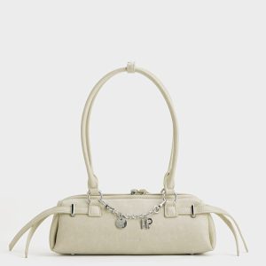 [BST ONC] Túi Đeo Vai Đai Dài Bubbly Mơ Da PU Size 26